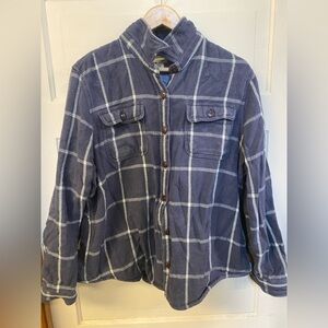 Llbean overshirt size 1x